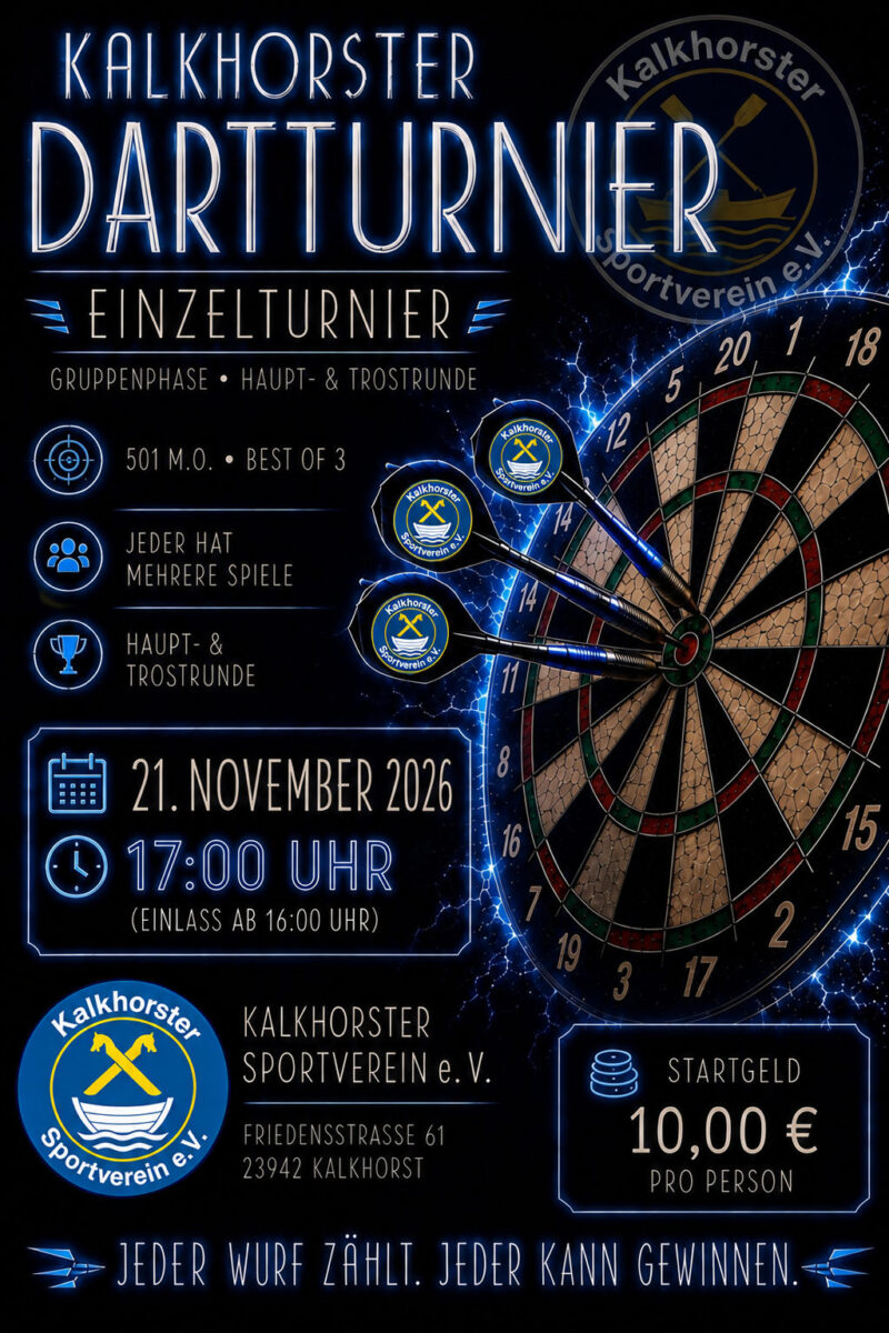 Dartturnier 2026